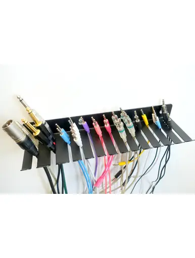 Wall Mountable Network Electric Cable Test Lead Holder 10 Slots Organizer Hanger  - Buy studio cable hanger, cable hanger hook, cable hooks for wall Product on Surealong